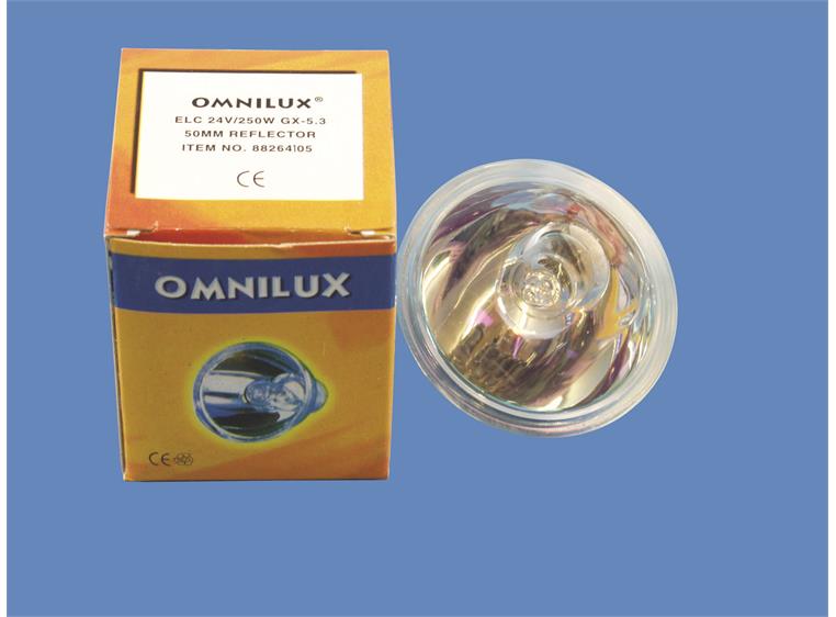 Omnilux ELC 24V/250W GX-5.3 500h 50mm ref